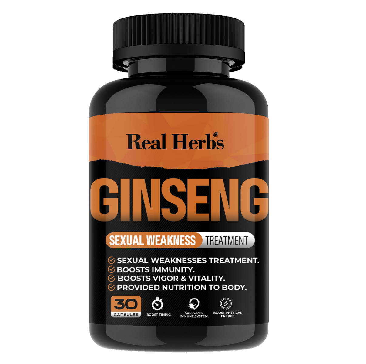 Real Herbs Ginseng for Nafs Health Increase Size & Control Naturally